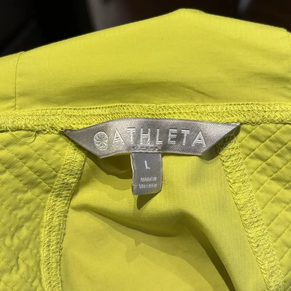 Athleta Lightweight Windbreaker Hooded Jacket Full Zip Performance Athletic - Picture 5 of 6